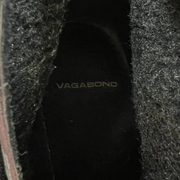 Urban Outfitters Vagabond Leather Boots Chunky Heel Platform Whimsigoth Booties - Picture 3 of 9